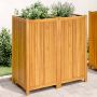 vidaXL Sodo lovelis su įdėklu, 100x50x100cm, akacijos medienos masyvas