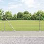 vidaXL Tvorelės stulpas Cinkuotas 25 x 1,2 m Plienas