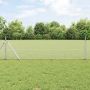 vidaXL Tvorelės stulpas Sidabro 10 x 0,5 m (13 mm tinklelis) Plienas