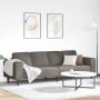 vidaXL Sofa Šviesiai pilka 250 x 77 x 76 cm Kordūrinis audinys