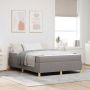 vidaXL Lovos rėmas su čiužiniu Taupe 160 x 200 cm audinys