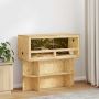 vidaXL Terariumas Ruda 100 x 40 x 90 cm OSB