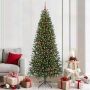 vidaXL Dirbtinė Kalėdų eglutė su 300 LED Žalia 210 cm PE ir PVC