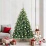 vidaXL Dirbtinė Kalėdų eglutė su 300 LED Žalia 180 cm PE ir PVC