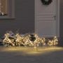 vidaXL LED elniai su 40 LED 5 pcs Auksinė PET