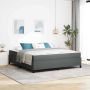 vidaXL Kiemas lova Tamsiai pilka 180 x 200 cm audinys