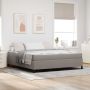 vidaXL Kiemas lova Taupe 180 x 200 cm audinys