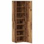 vidaXL Aukštas spintelė 2 pcs Senas medis 45 x 42,5 x 185 cm