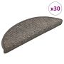vidaXL Lipnūs laiptų kilimėliai, 30vnt., pilki ir smėlio sp., 56x17x3cm