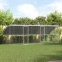 vidaXL Šunų narvas 3 pcs Sidabro 6 x 2 x 2 m Galvanizuotas plienas