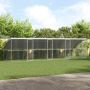 vidaXL Šunų narvas 4 pcs Sidabro 8 x 2 x 2 m Galvanizuotas plienas