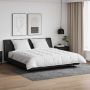 vidaXL Antklodžių rinkinys su pagalve 3 pcs Balta Plunksna