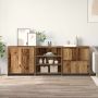 vidaXL Kabalas 3 pcs Senas medis 70 x 41 x 75 cm Apdirbta mediena