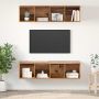 vidaXL TV spintelių komplektas 2 pcs Senovinis medis