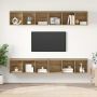 vidaXL TV spintelių komplektas 4 pcs Amatininkų ąžuolas