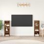 vidaXL TV spintelių komplektas 2 pcs Senovinis medis 107 x 35 x 37 cm