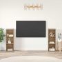 vidaXL TV spintelių komplektas 2 pcs Amatininkų ąžuolas