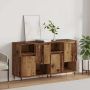 vidaXL Šoninės lentynos 2 pcs Sena mediena 120 x 35 x 70 cm