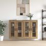 vidaXL Sieniniai spintelės 2 pcs artisano ąžuolo 69,5 x 34 x 90 cm