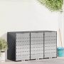 vidaXL Rato konteinerių laikymas 3 konteineriams 340 x 77.5 x 115.5 cm