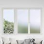 vidaXL Savaime prisiklijuojanti langų plėvelė Frosted Pilka PVC