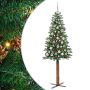 vidaXL Lieknas Kalėdų eglutė Žalia 180 cm PVC ir kietasis pušų medis