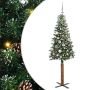 vidaXL Lieknas Kalėdų eglutė Žalia 150 cm PVC ir kietasis pušų medis