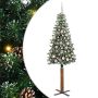 vidaXL Lieknas Kalėdų eglutė Žalia 180 cm PVC ir kietasis pušų medis