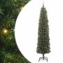 vidaXL Dirbtinė Kalėdų eglutė Žalia 210 cm PVC, plienas ir plastikas