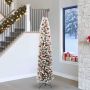 vidaXL Dirbtinė Kalėdų eglutė Žalia 240 cm PVC, plienas ir plastikas