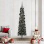vidaXL Dirbtinė Kalėdų eglutė Žalia 210 cm PVC, plastikas ir plienas