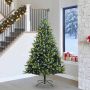 vidaXL Dirbtinis sulankstomas Kalėdų medis su 300 LED Žalia 240 cm
