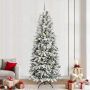 vidaXL Dirbtinė Kalėdų eglutė su 300 LED s stovu Balta 240 cm