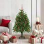 vidaXL Kalėdų eglutė su 150 LED s stovu Žalia 120 cm PE