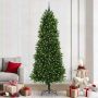 vidaXL Kalėdų eglutė su 300 LED s stovu Žalia 240 cm PE