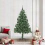 vidaXL Kalėdų eglutė su 300 LED s stovu Žalia 210 cm PVC
