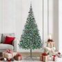 vidaXL Dirbtinė Kalėdų eglutė su 300 LED Žalia 210 cm PVC ir plienas