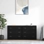 vidaXL Šoninės lentynos 2 pcs Juodas ąžuolas 70 x 35,5 x 67,5 cm