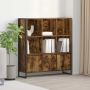 vidaXL Knygų spinta 2 pcs Dūminis ąžuolas 99,5 x 30 x 108 cm