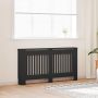 vidaXL Radiatoriaus dangtis 2 pcs Juoda 152 x 19 x 81,5cm