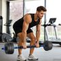 vidaXL 4-in-1 hantelių rinkinys 30kg Juoda ir mėlyna