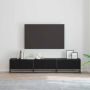 vidaXL TV vienetai 2 pcs Juodas ąžuolas 210 x 35 x 41 cm