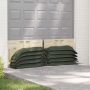 vidaXL Maišai su smėliu 25 pcs Tamsiai žalia 100 x 25 cm HDPE