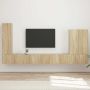 vidaXL TV sieninio kabineto komplektas 6 pcs Sonoma ąžuolas