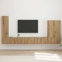 vidaXL TV sieninio kabineto komplektas 6 pcs Amatininkų ąžuolas