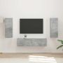 vidaXL TV spintelių komplektas 2 pcs Betono pilka Apdirbta mediena
