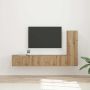 vidaXL TV spintelių komplektas 3 pcs Amatininkų ąžuolas