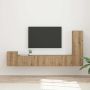 vidaXL TV spintelių komplektas 3 pcs Amatininkų ąžuolas