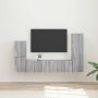 vidaXL TV spintelių komplektas 4 pcs Pilkas Sonoma Apdirbta mediena