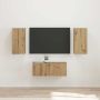 vidaXL TV spintelių komplektas 6 pcs Amatininkų ąžuolas